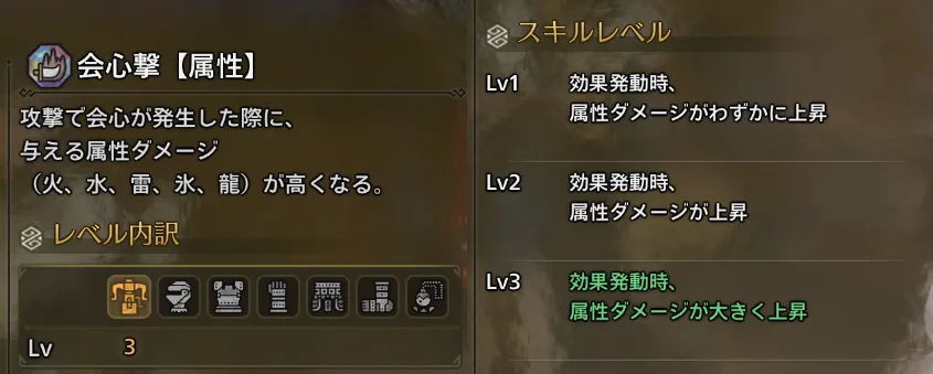 会心撃【属性】