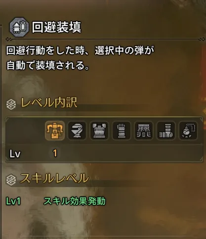 回避装填